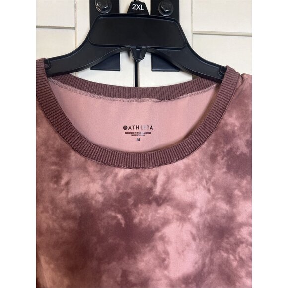 Athleta Rincon Tye Dye Mini Dress Sleeveless Rose Lightweight Size M - Picture 2 of 7